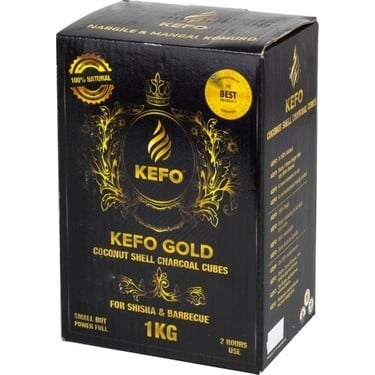 Kefo Gold 25mm Charcoal - Въглени за наргиле Кефо Голд