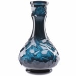 Кристална ваза за наргиле - CAESAR Floe drop blue  